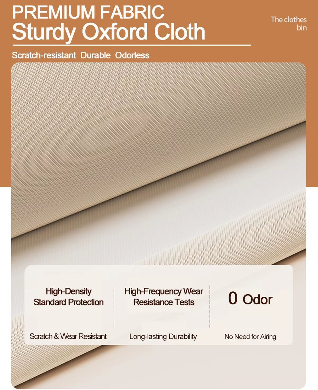 Oxford Cloth Storage Box Household Clothes Dustproof Storage Box with Transparent Window Foldable Home Storage Box 1Pcs