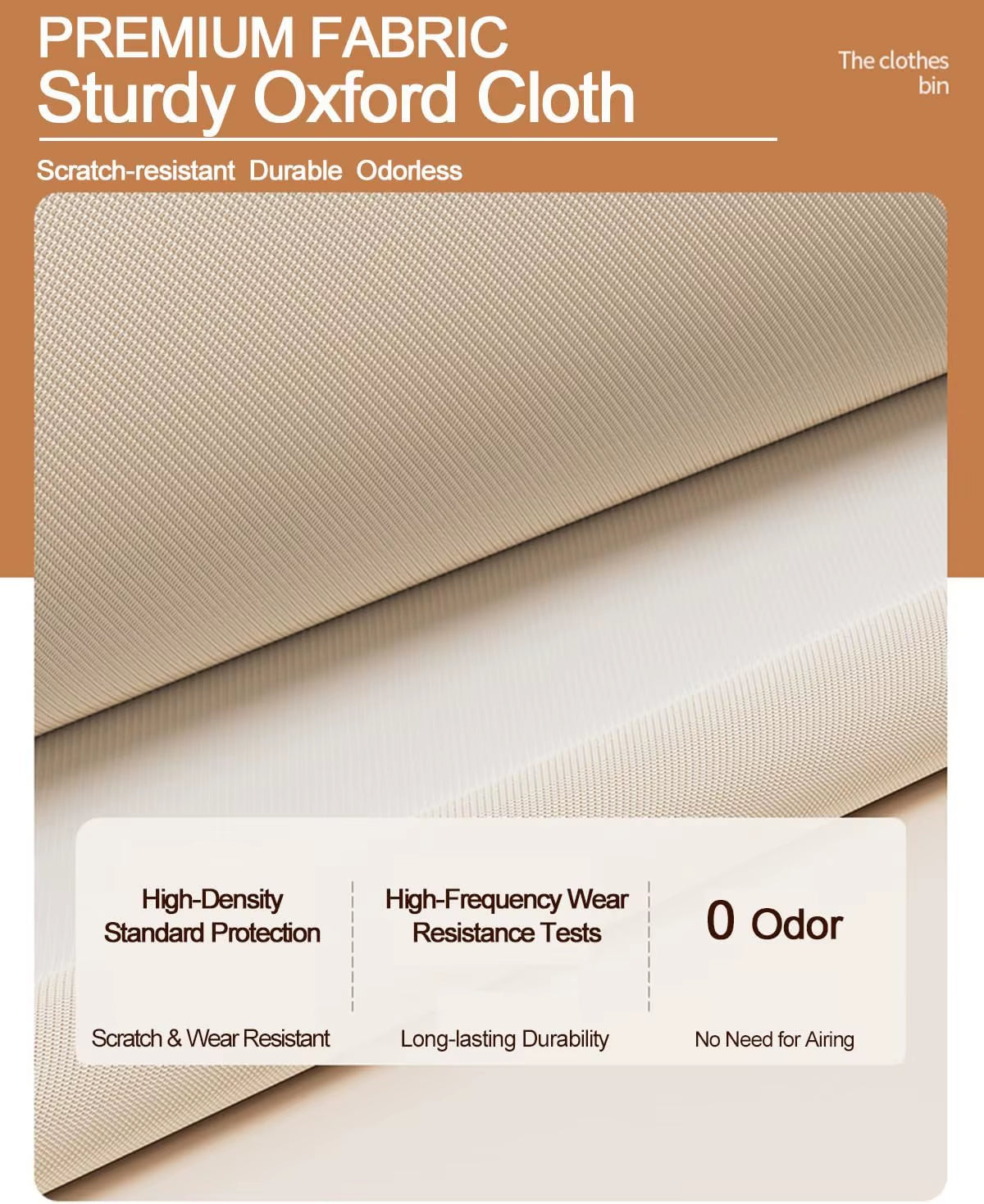 Oxford Cloth Storage Box Household Clothes Dustproof Storage Box with Transparent Window Foldable Home Storage Box 1Pcs