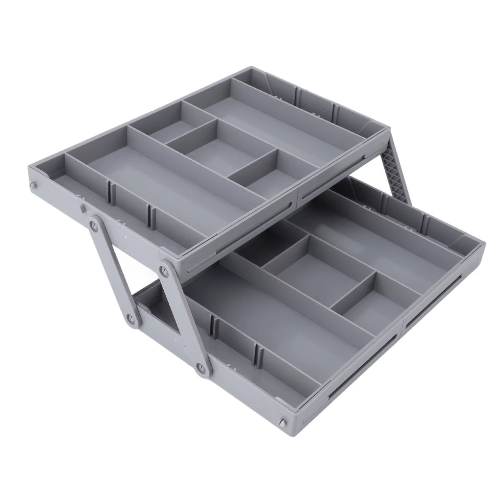 Drawer Organizer Single Row Expandable Folding Jewelry Organizer Tray Earring Storage Display Case for Office Bathroom Kitchen